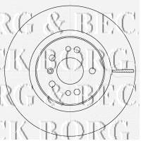 BORG & BECK bbd5918s -  Диск тормозной вентилируемый